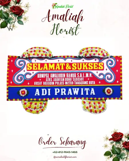Papan Bunga Ucapan Selamat Tlogosadang